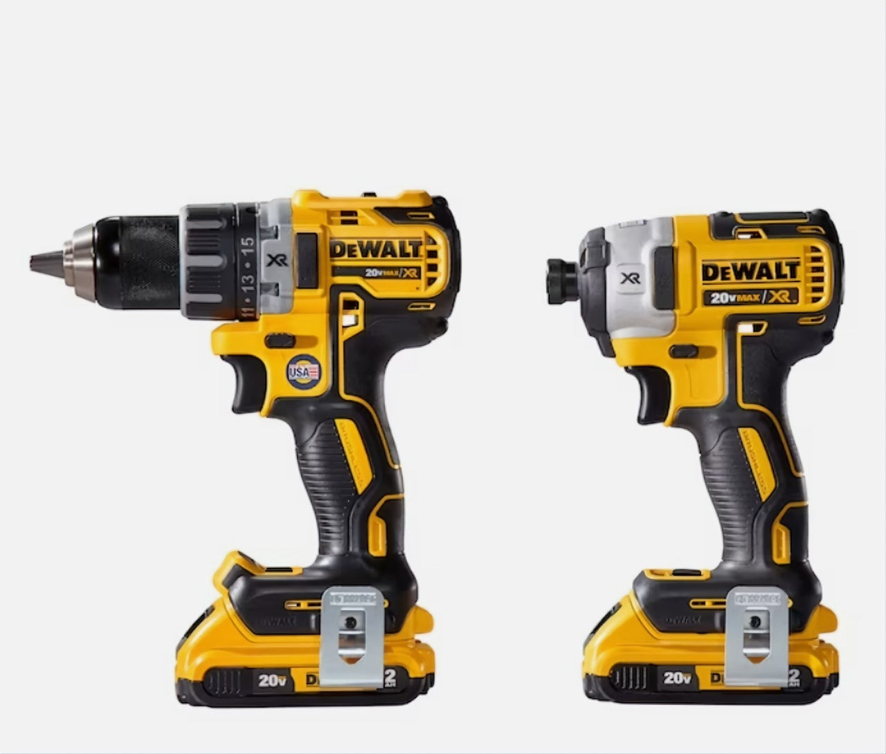 Dewalt 20v Drill/Impact 2 batteries Charger