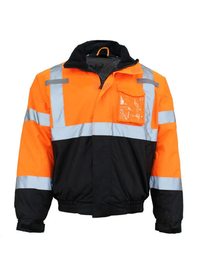 Zodok Hi-Vis Class 3 Safety Bomber Jacket