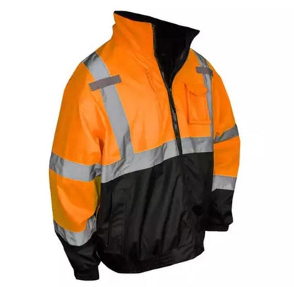 Zodok Hi-Vis Class 3 Safety Bomber Jacket