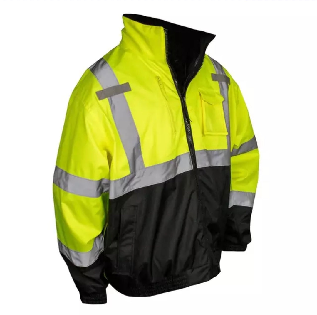 Zodok Hi-Vis Class 3 Safety Bomber Jacket